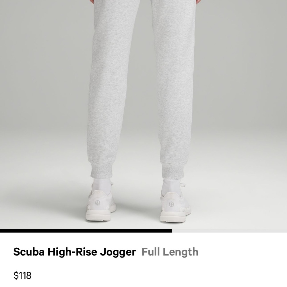 LULULEMON SCUBA HIGH RISE JOGGER FULL LENGTH - Picture 3 of 8